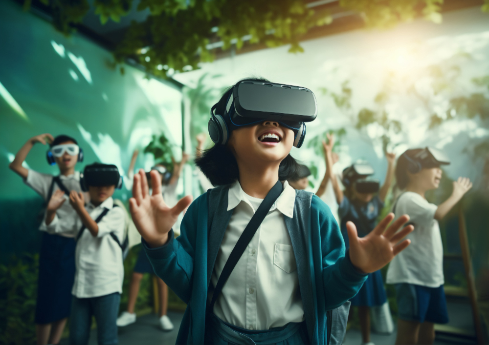Kids learning AI
